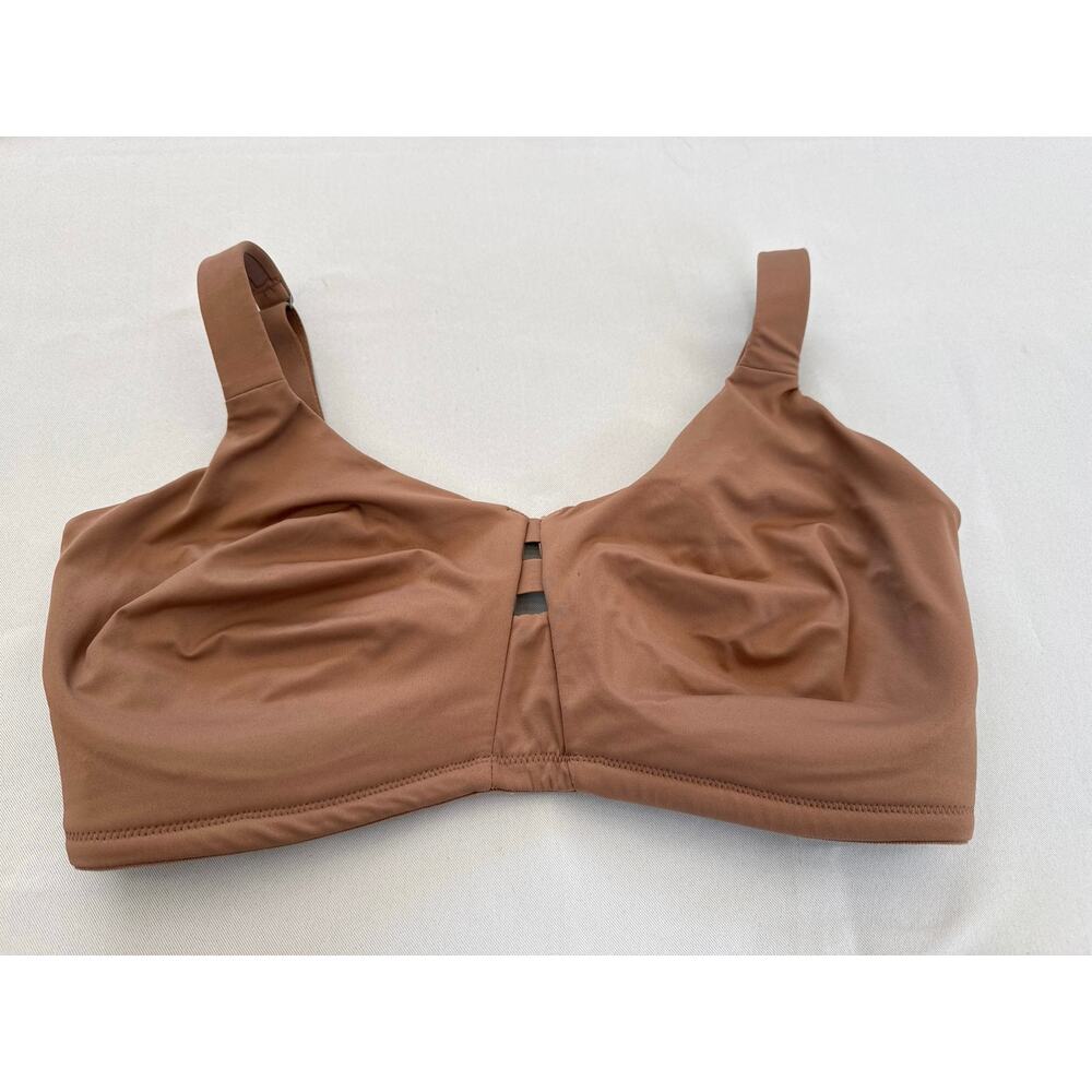SPANX Bra-llelujah Full Coverage Bra 34G Tan Nude Back Smoothing 30011R